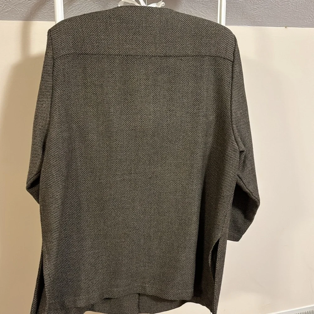 Eileen Fisher collarless wool jacket  - vintage - Picture 6 of 7